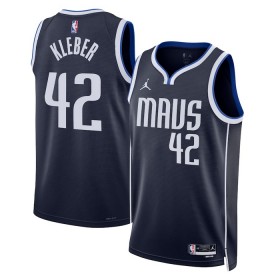 Dallas Mavericks Trikot Maximilian Kleber 42 Jordan 2022-23 Statement Edition Navy Swingman - Herren